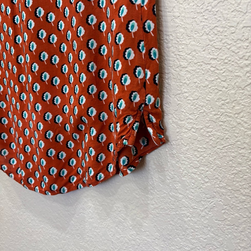 Anthropologie | Meadow Rue Mixed Media Pocket Pattern Drop Tee Size XS Boho - Picture 10 of 12